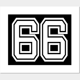 Number for 66 a sports team, group, or community T-Shirt Posters and Art